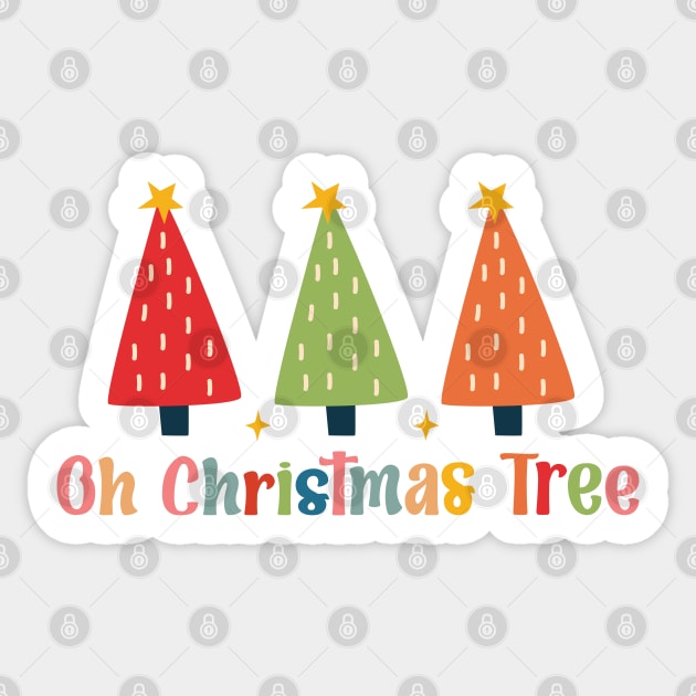 Oh Christmas tree Sticker by MZeeDesigns